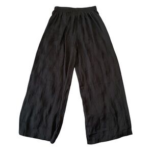 Black Wide-Leg Pants